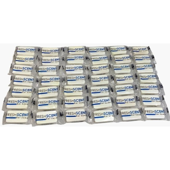 42 FreshScent Bar Soap Travel Size Hotel Soaps Individually Wrapped Fresh Scent - Picture 3 of 6